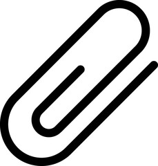 Paper clip icon. Binder Clip