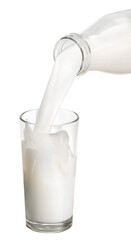 Pouring Milk in Glass