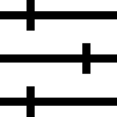 Obraz premium Filter line icon. Equalizer or setting icon