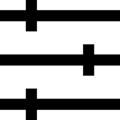Fototapeta premium Filter line icon. Equalizer or setting icon