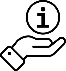 Information line icon