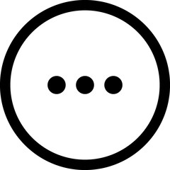 Fototapeta premium Ui list menu icon. Hamburger button icon