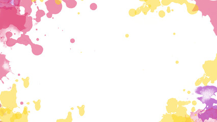 minimalistic background with paint splash