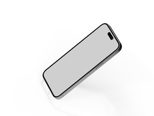 Smartphone. Mobile phone Template. Telephone 3d