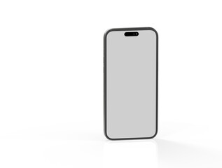 realistic smartphone template mockup for user experience presentation. Stylish concept design for websites, applications and landing pages.