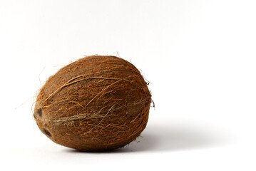Coconut isolated on white background