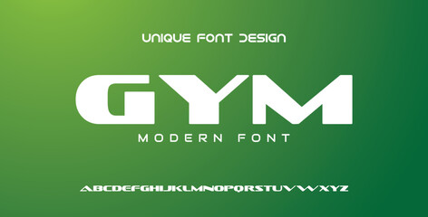Elegant, minimal font. Alphabet letter fonts for tech. Typography modern style font set for logo, Poster, Banner. Vector typeface illustration.