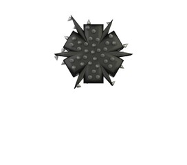 Spike Leather Themed Font  Star