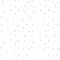 Winter pattern watercolor seamless