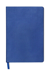 Blank notebook on a white background