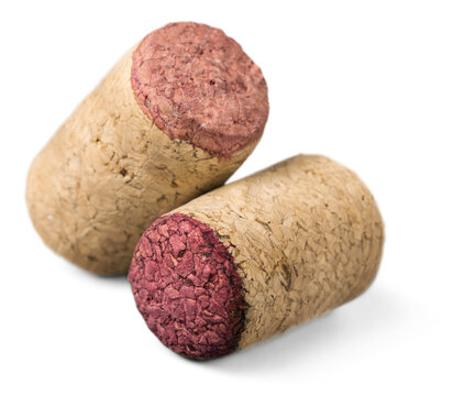 Two wine cork (serie of images)