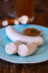 bavarian white sausages