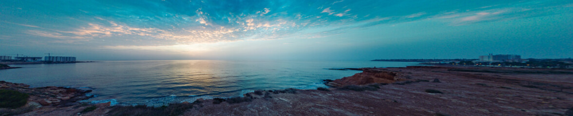 Obraz premium Sunrise Spanish coast 