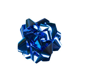 a Blue bow