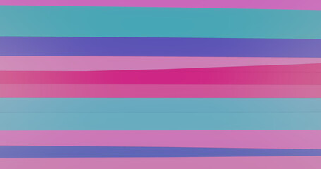 Render with flat pink and blue stripes background