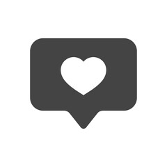 heart icon love valentine symbol vector illustration