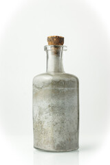 Mercury (hg 80) 1800s bottle of 1kg isolated