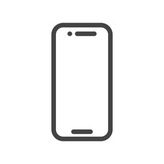 phone mobile icon smartphone screen display symbol vector illustration