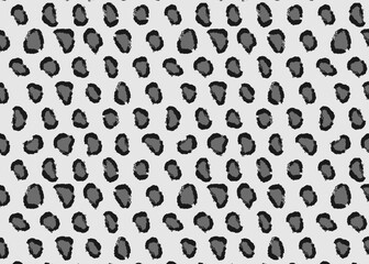 Decorative seamless leopard print pattern. Grey Leopard skin, animal print