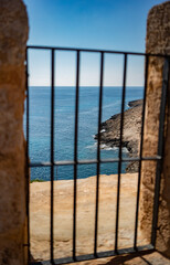 view of freedom from the prison window  