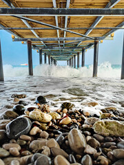 pier in the sea