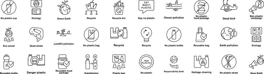 No plastic vector design