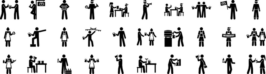 Oktoberfest people vector design