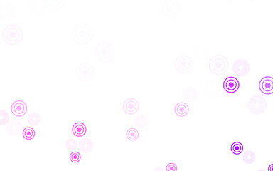 Light Purple, Pink vector pattern with spheres.