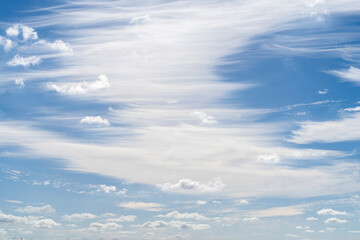 Naklejka na ściany i meble Clouds in blue sky