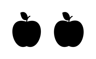 Apple icon vector for web and mobile app. Apple sign and symbols for web design.