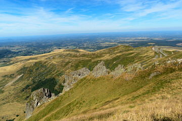 Fototapeta na wymiar Puy de Sancy et autour de Sancy, massif central , Auvergne