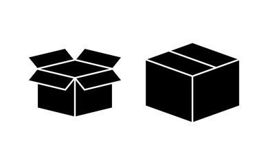 Box icon vector for web and mobile app. box sign and symbol, parcel, package