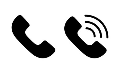 Fototapeta premium Call icon vector for web and mobile app. telephone sign and symbol. phone icon. contact us