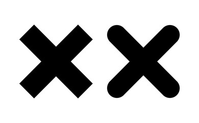 Close icon vector for web and mobile app. Delete sign and symbol. cross sign