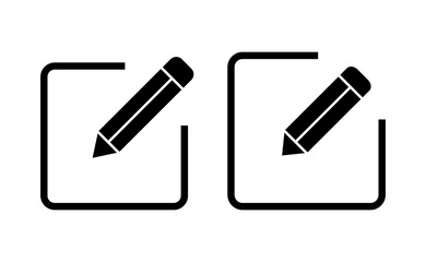 Edit icon vector for web and mobile app. edit document sign and symbol. edit text icon. pencil. sign up