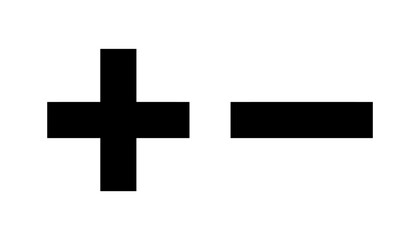 Plus and minus icon vector for web and mobile app. plus sign and symbol. add plus icon