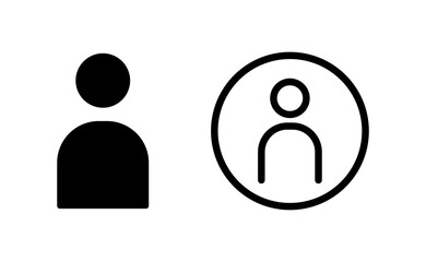 User Icon vector for web and mobile app. person sign and symbol. people icon.