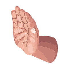 hand human stoping