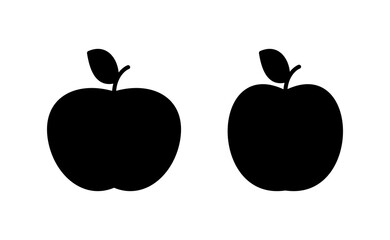 Apple icon vector for web and mobile app. Apple sign and symbols for web design.