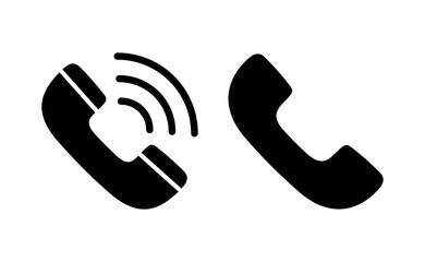 Fototapeta premium Call icon vector for web and mobile app. telephone sign and symbol. phone icon. contact us
