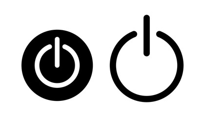 Power icon vector for web and mobile app. Power Switch sign and symbol. Electric power