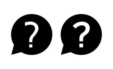 Question icon vector for web and mobile app. question mark sign and symbol