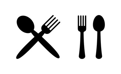 spoon and fork icon vector for web and mobile app. spoon, fork and knife icon vector. restaurant sign and symbol