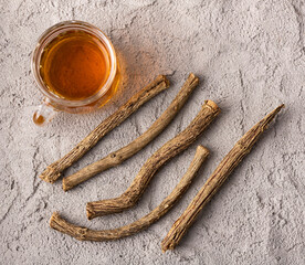 Valeriana officinalis - Dried stems of medicinal valerian