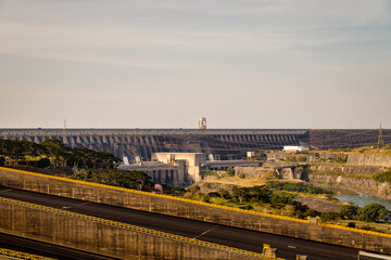 Gate ramps at the Paraguayan-Brazilian Itaipu Hydroelectric Power Plant