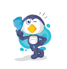 penguin young boy character cartoon
