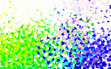 Light Multicolor vector pattern with random forms.