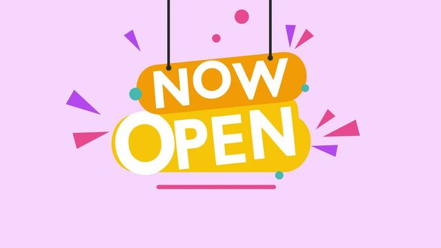 Now open! with pastel color fire crackers