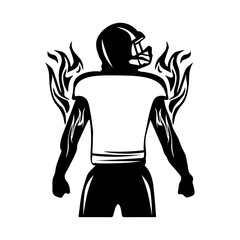 football player svg, Football name svg, football svg, football team svg png, American Football Player Svg, Football Shirt svg, Half Player
