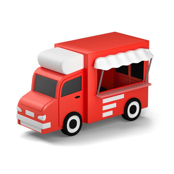 Food Truck isolated on background png